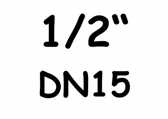 1/2" DN15 - poistné ventily