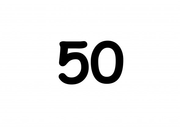 50 priemer